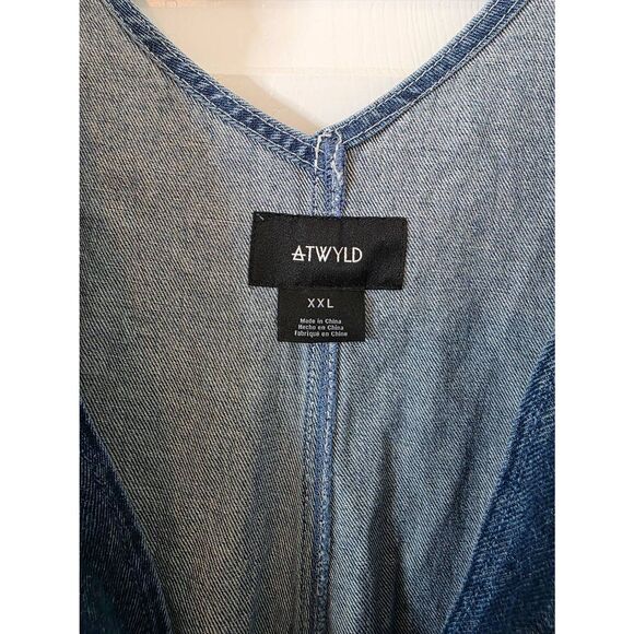 Atwyld Vandace Denim Jumpsuit XXL NWT - Picture 11 of 11